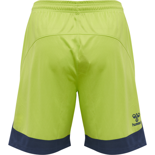 hmlLEAD POLY SHORTS, LIME PUNCH, packshot