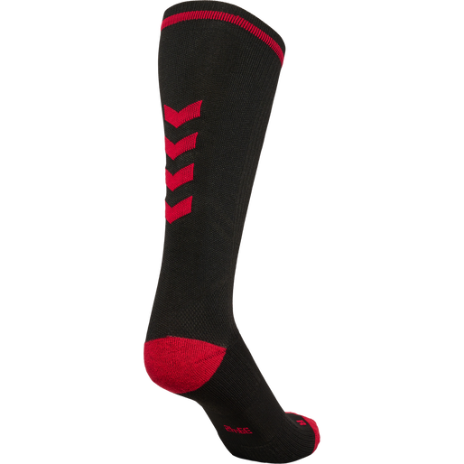 ELITE INDOOR SOCK HIGH, BLACK, packshot