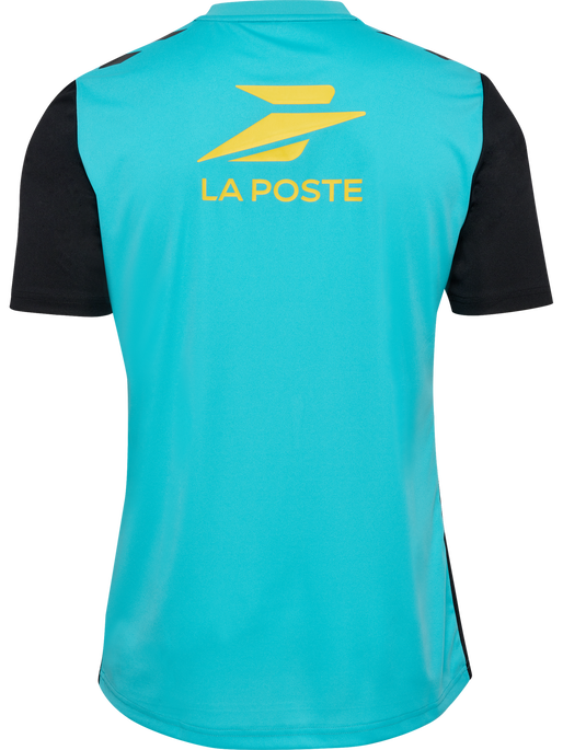 FFHB NEW REFEREE JERSEY S/S, SCUBA BLUE WO SPONSOR, packshot