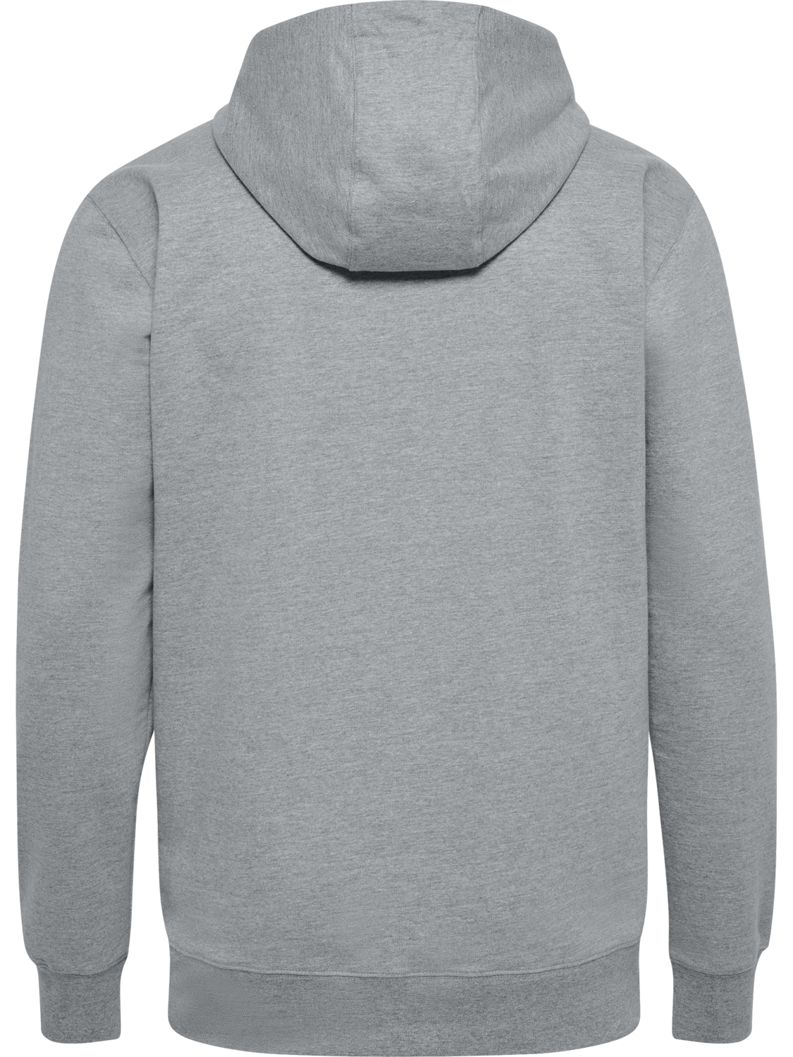 hmlGO 2.0 ZIP HOODIE, GREY MELANGE, packshot