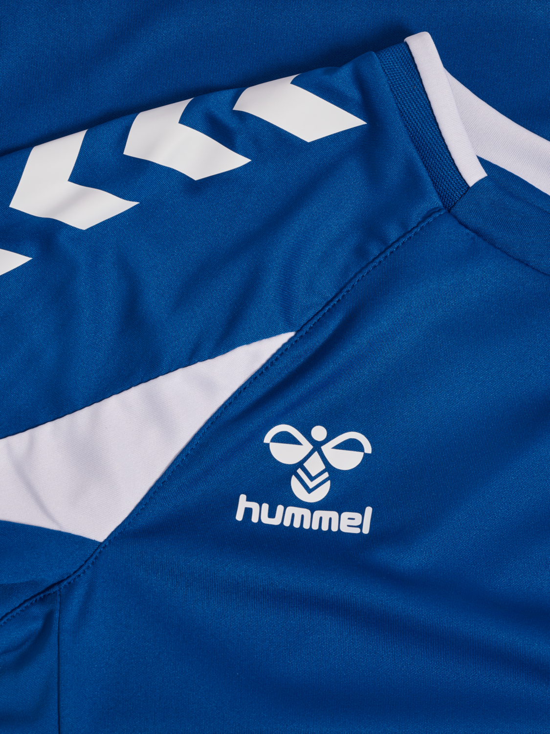 hmlCORE 2.0 JERSEY L/S KIDS, TRUE BLUE/WHITE, packshot