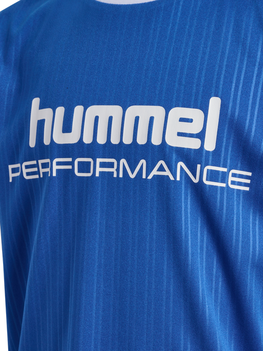 hmlJR FAST LOOSE JERSEY S/S, OLYMPIAN BLUE hmlJR FAST LOOSE JERSEY S/S, OLYMPIAN BLUE, packshot