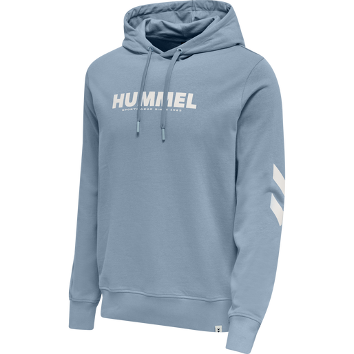 hmlLEGACY LOGO HOODIE, ASHLEY BLUE hmlLEGACY LOGO HOODIE, ASHLEY BLUE, packshot