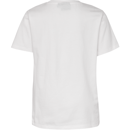 hmlTRES T-SHIRT S/S, MARSHMALLOW, packshot