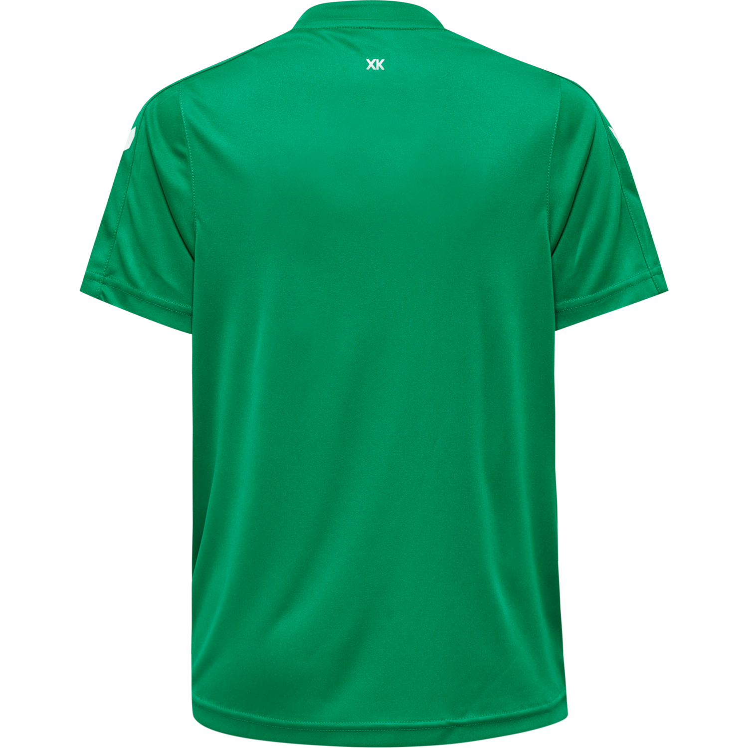 hmlCORE XK STRIPED JERSEY S/S KIDS, JELLY BEAN/WHITE, packshot