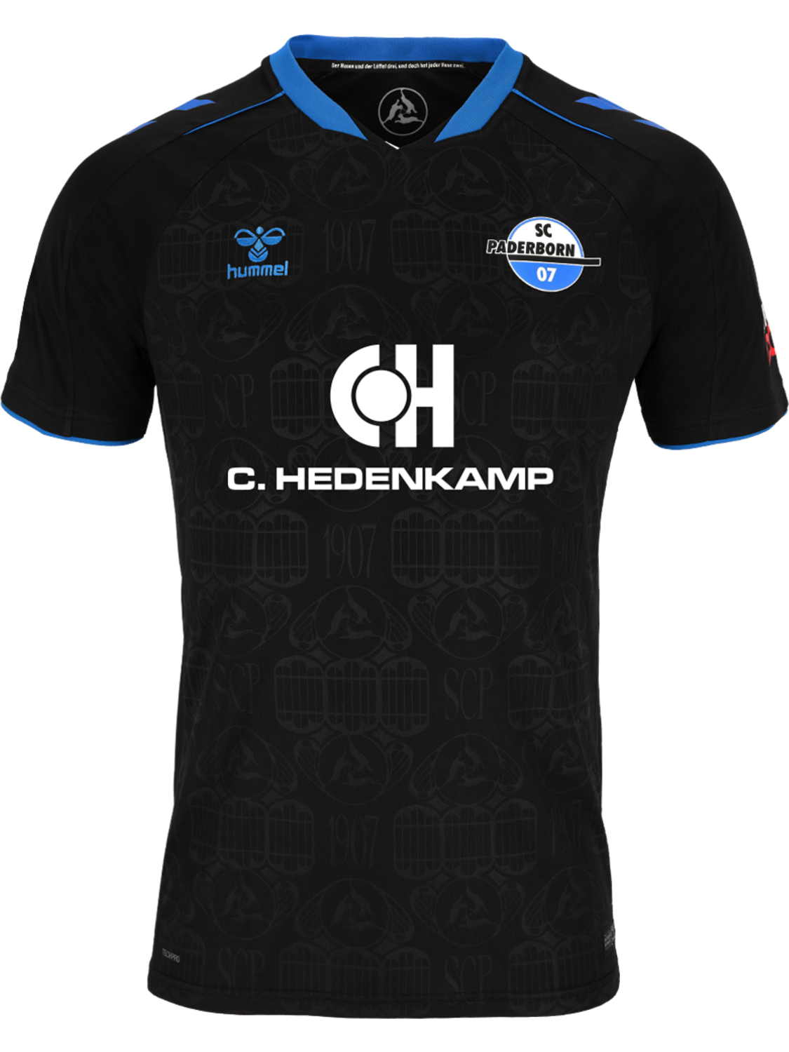 SCP07 26/27 HOME JERSEY S/S, BLACK, packshot