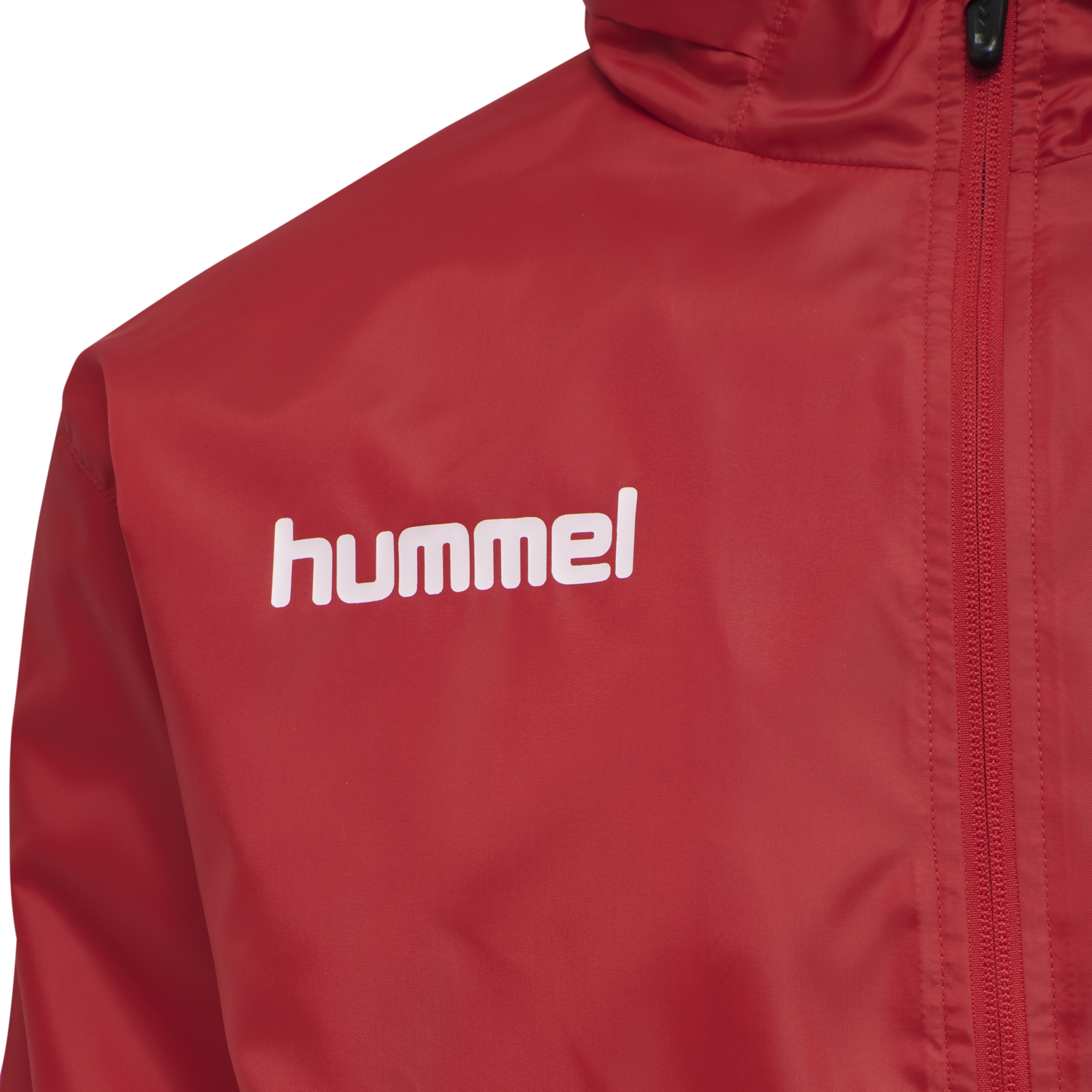 hmlPROMO RAIN JACKET, TRUE RED, packshot