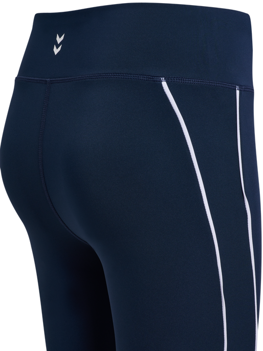 hmlPULSE PIPING MW TIGHTS, DRESS BLUES hmlPULSE PIPING MW TIGHTS, DRESS BLUES, packshot