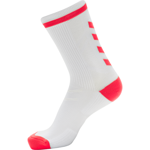 ELITE INDOOR SOCK LOW, WHITE, packshot