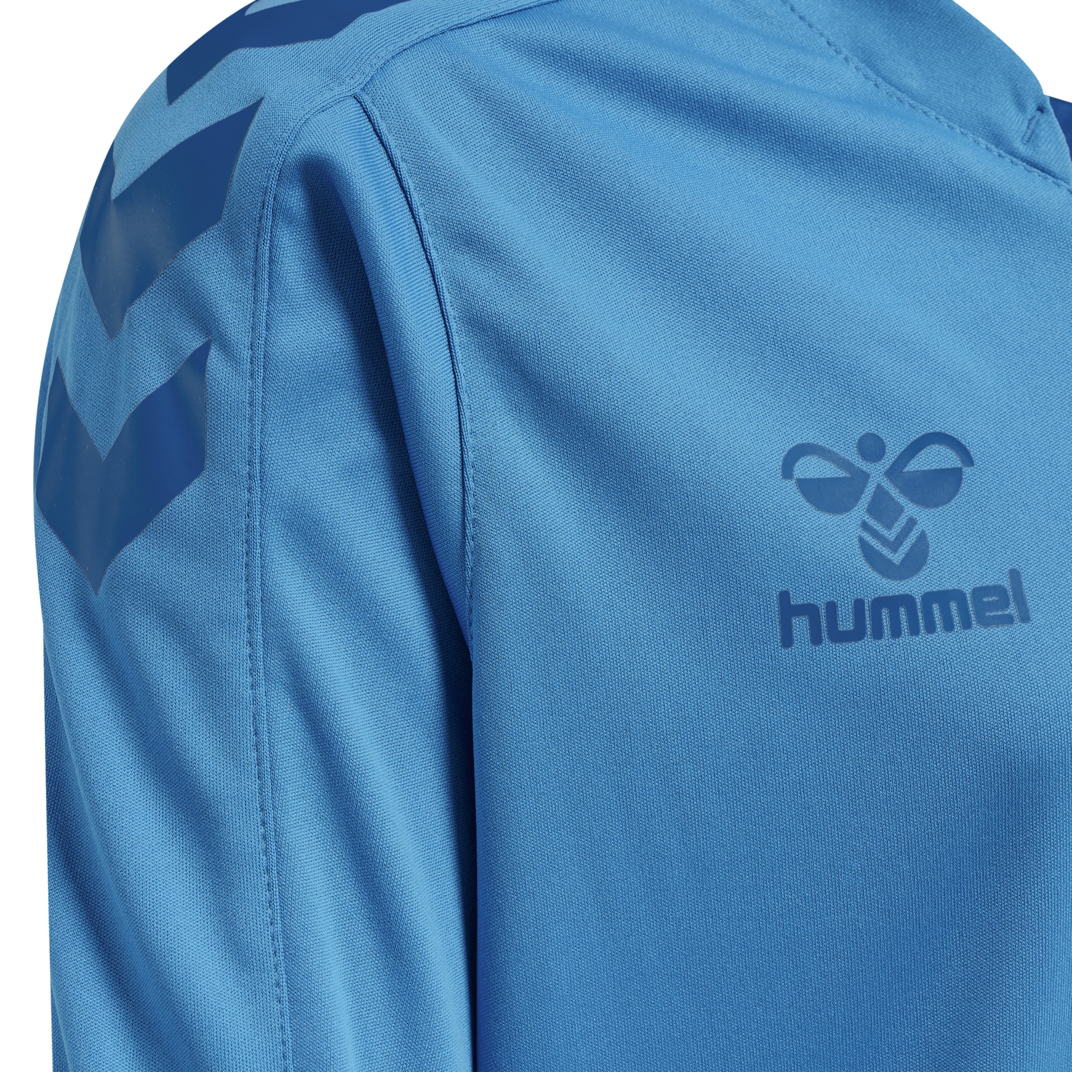 hmlCORE XK POLY JERSEY L/S KIDS, BLUE DANUBE, packshot