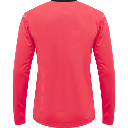 hmlREFEREE CHEVRON JERSEY L/S, DIVA PINK, packshot