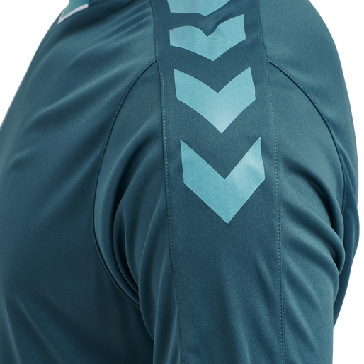 hmlCORE XK POLY JERSEY S/S, BLUE CORAL, packshot