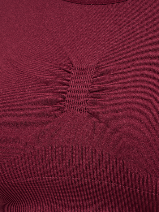 hmlMT SHAPING SEAMLESS SPORTS TOP, ZINFANDEL hmlMT SHAPING SEAMLESS SPORTS TOP, ZINFANDEL, packshot