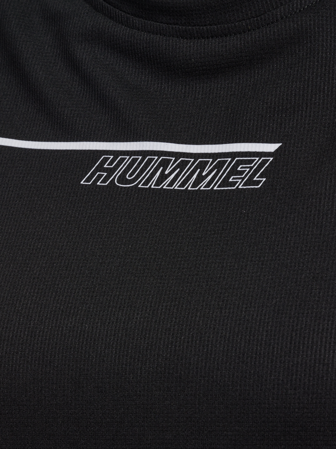 hmlCOURT LIGHT WEIGHT T-SHIRT L/S W, BLACK, packshot