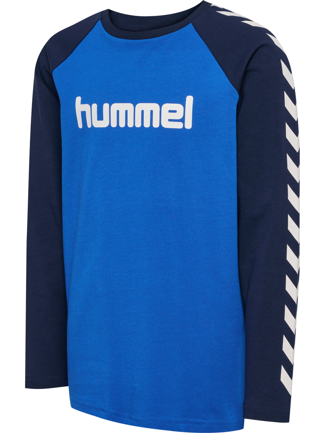 hmlBOYS T-SHIRT L/S, BLUE LOLITE, packshot