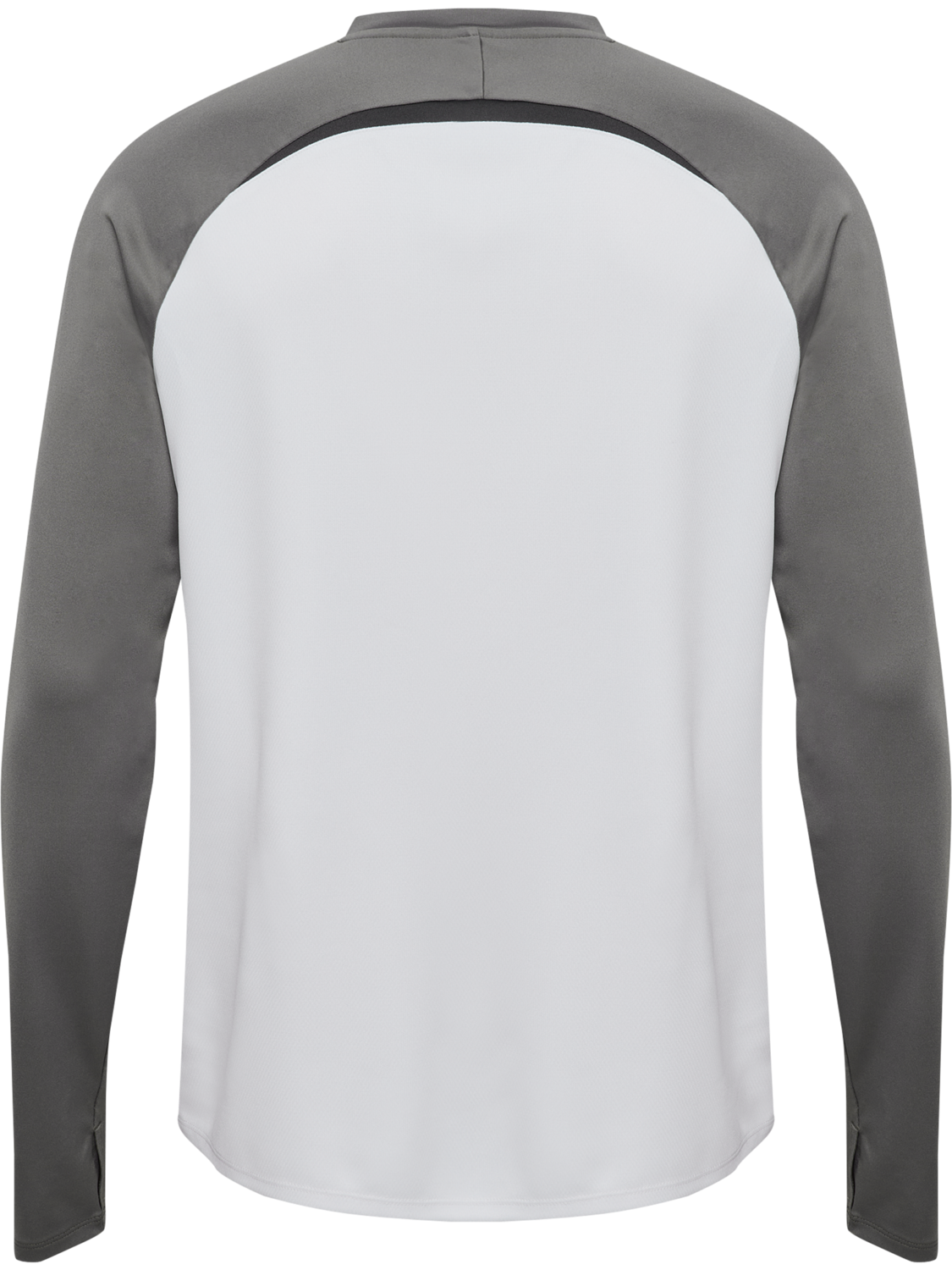 hmlLEAD 2.0 CREW SWEAT, WHITE/STEEL GRAY, packshot
