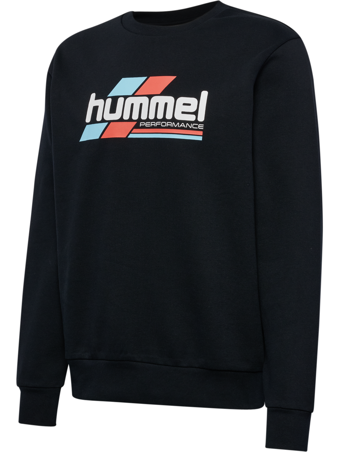 hmlGRAPHIC CREWNECK, BLACK, packshot