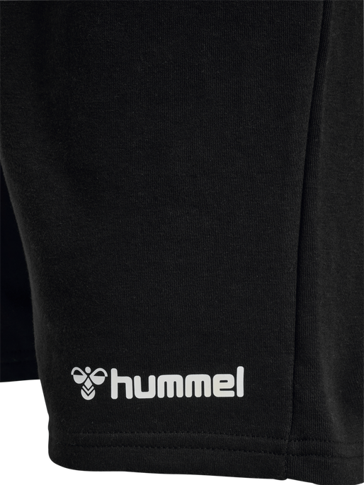 hmlMOVER COTTON BERMUDA SHORTS, BLACK, packshot