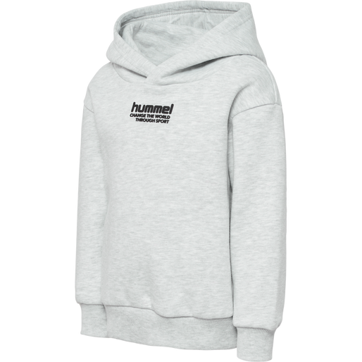 hmlPURE HOODIE, ULTRA LIGHT GREY MELANGE, packshot