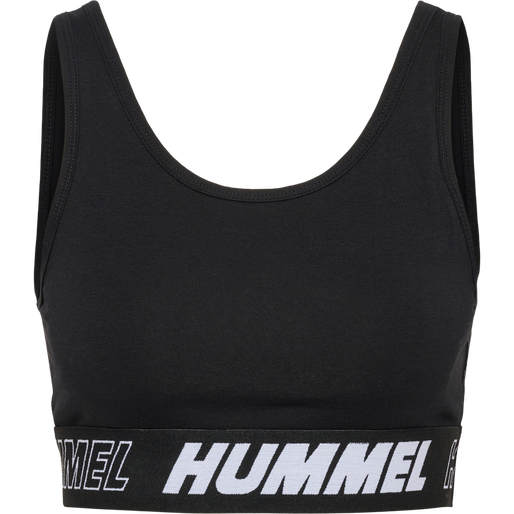 hmlTE MAJA 2-PACK COTTON SPORTS TOP, BLACK/DRIFTWOOD, packshot