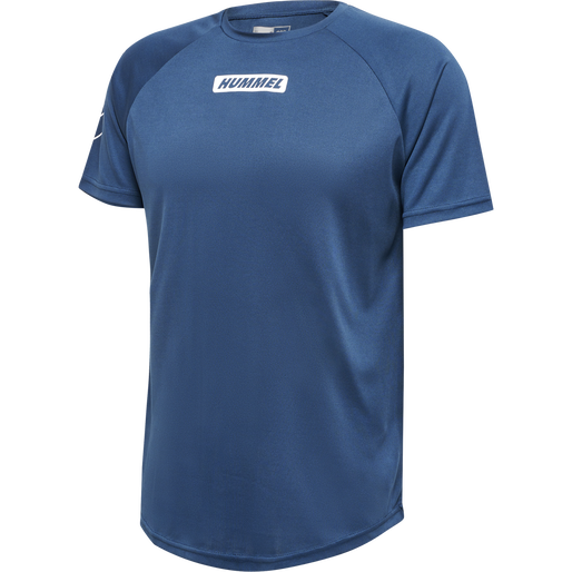 hmlTE TOPAZ T-SHIRT, INSIGNIA BLUE, packshot