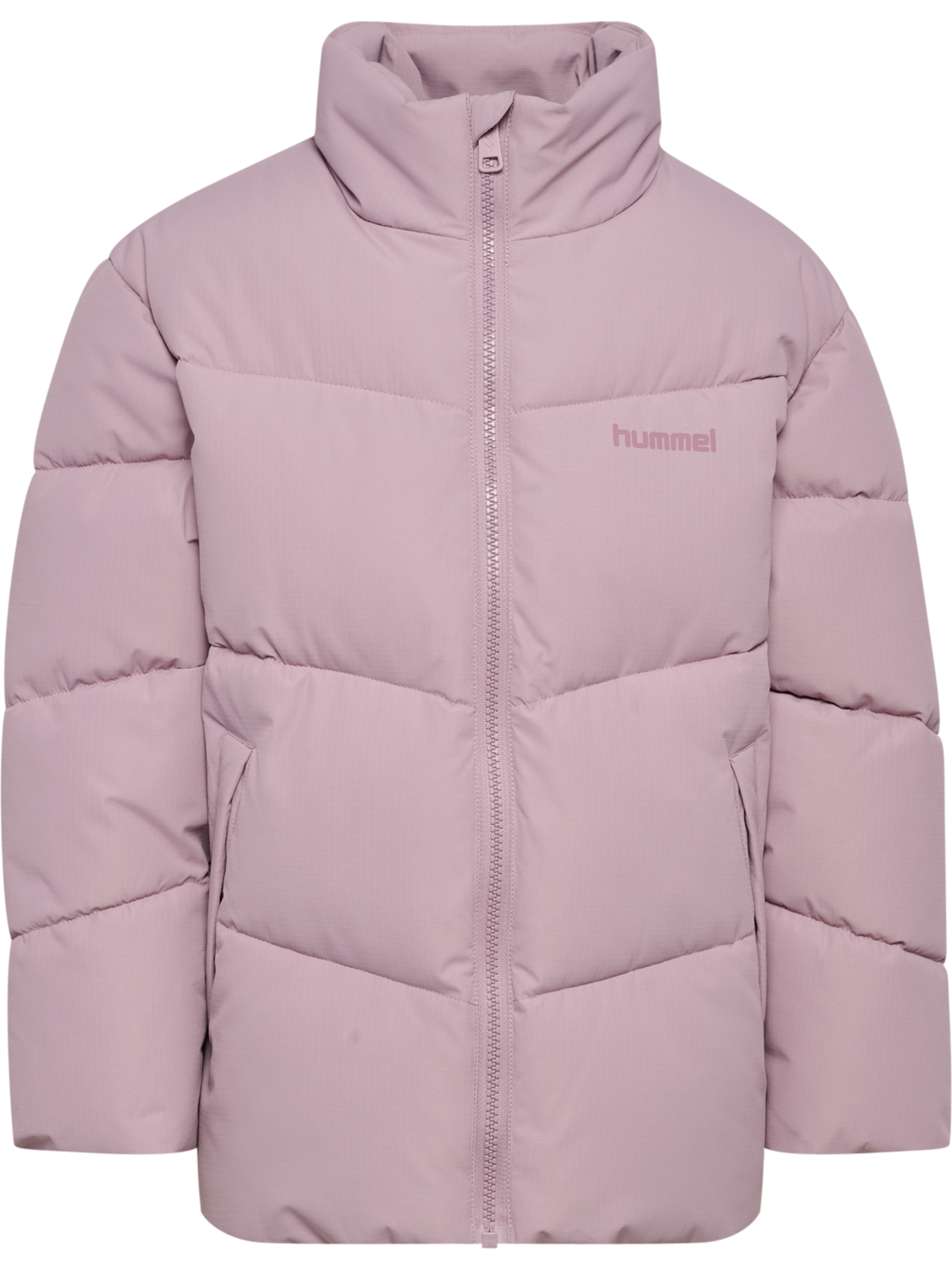 hmlJR PUFFER JACKET, SEA FOG, packshot