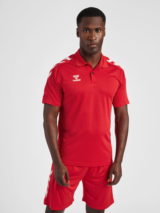 hmlCORE XK FUNCTIONAL POLO, TRUE RED, model