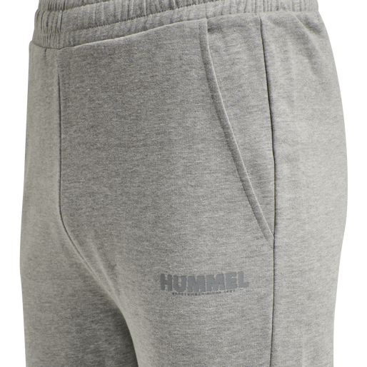 hmlLEGACY REGULAR PANTS, GREY MELANGE, packshot