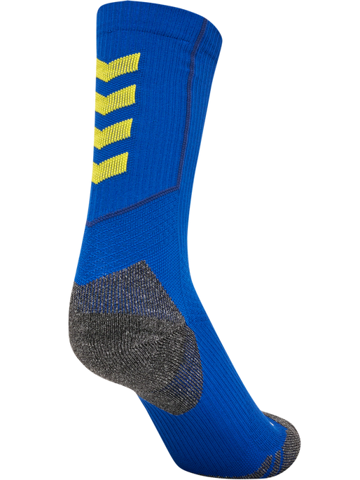 hmlPRO TRAINING SOCKS LOW, TRUE BLUE/BLAZING YELLOW hmlPRO TRAINING SOCKS LOW, TRUE BLUE/BLAZING YELLOW, packshot