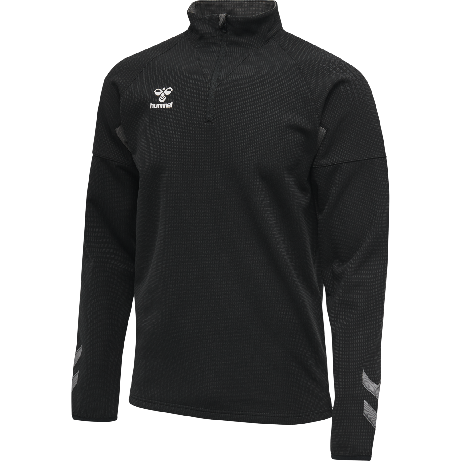 hmlLEAD PRO HALF ZIP, BLACK, packshot