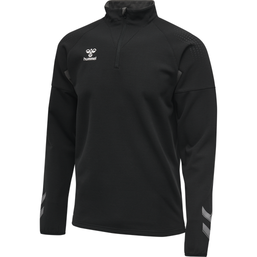 hmlLEAD PRO HALF ZIP, BLACK hmlLEAD PRO HALF ZIP, BLACK, packshot