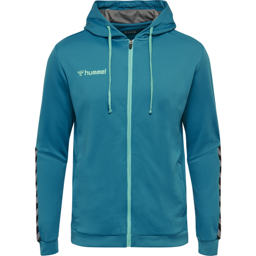 hmlAUTHENTIC POLY ZIP HOODIE, CELESTIAL, packshot