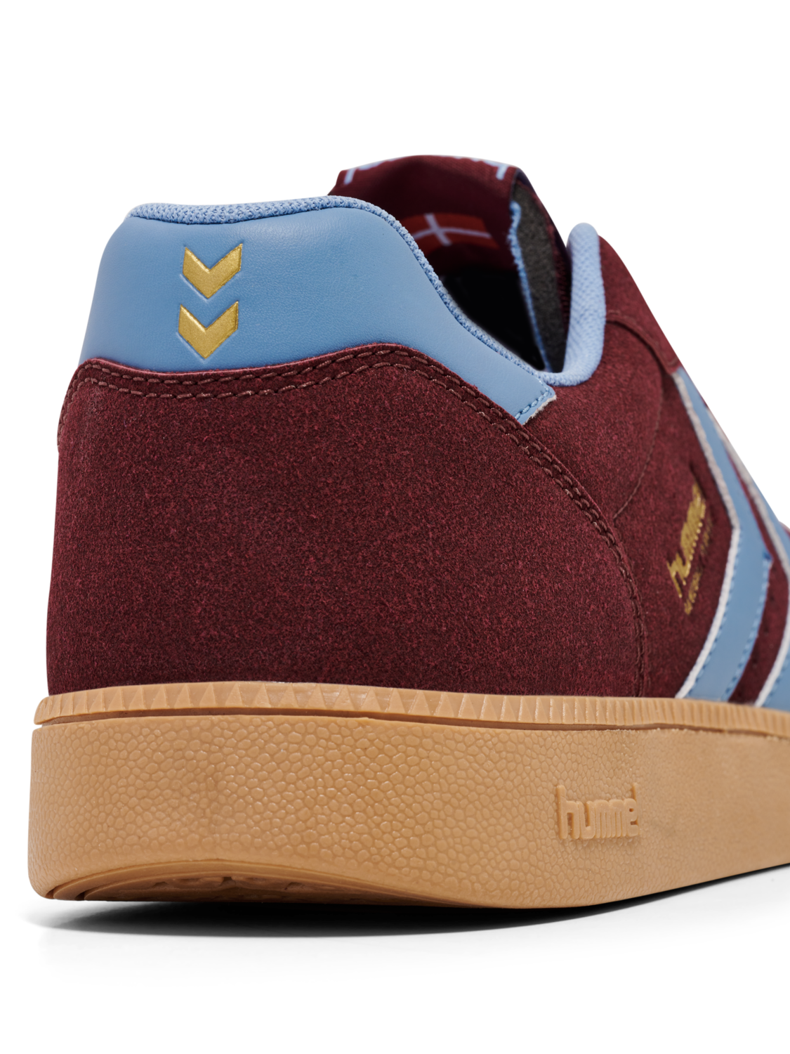 HANDBALL PERFEKT SYNTH. SUEDE, WINDSOR WINE/FADED DENIM, packshot
