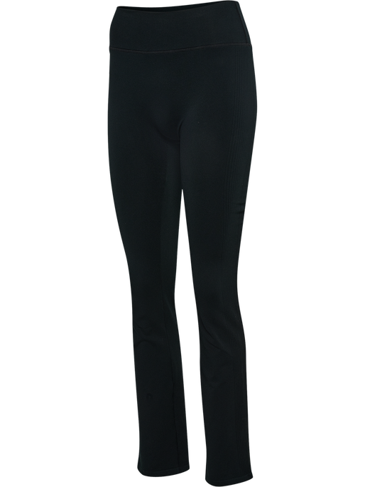 hmlHIIT SEAMLESS FLARE TIGHTS, BLACK hmlHIIT SEAMLESS FLARE TIGHTS, BLACK, packshot