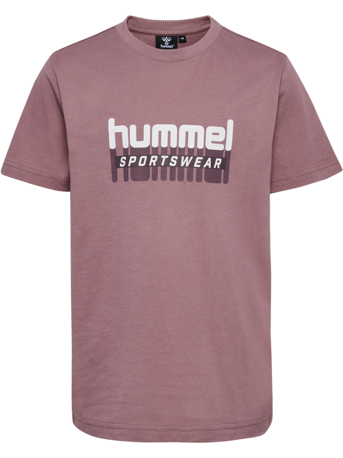 hmlTUKAS T-SHIRT S/S 2-PACK, TWILIGHT MAUVE/MARSHMALLOW, packshot