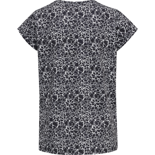 hmlNANNA T-SHIRT S/S, BLACK/WHITE, packshot