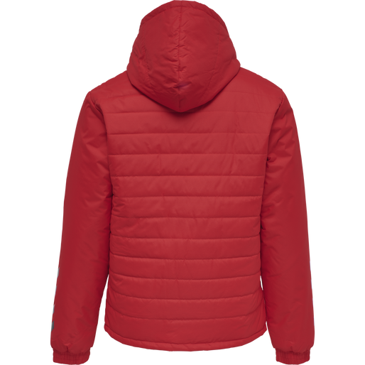 hmlPROMO SHORT BENCH JACKET, TRUE RED, packshot