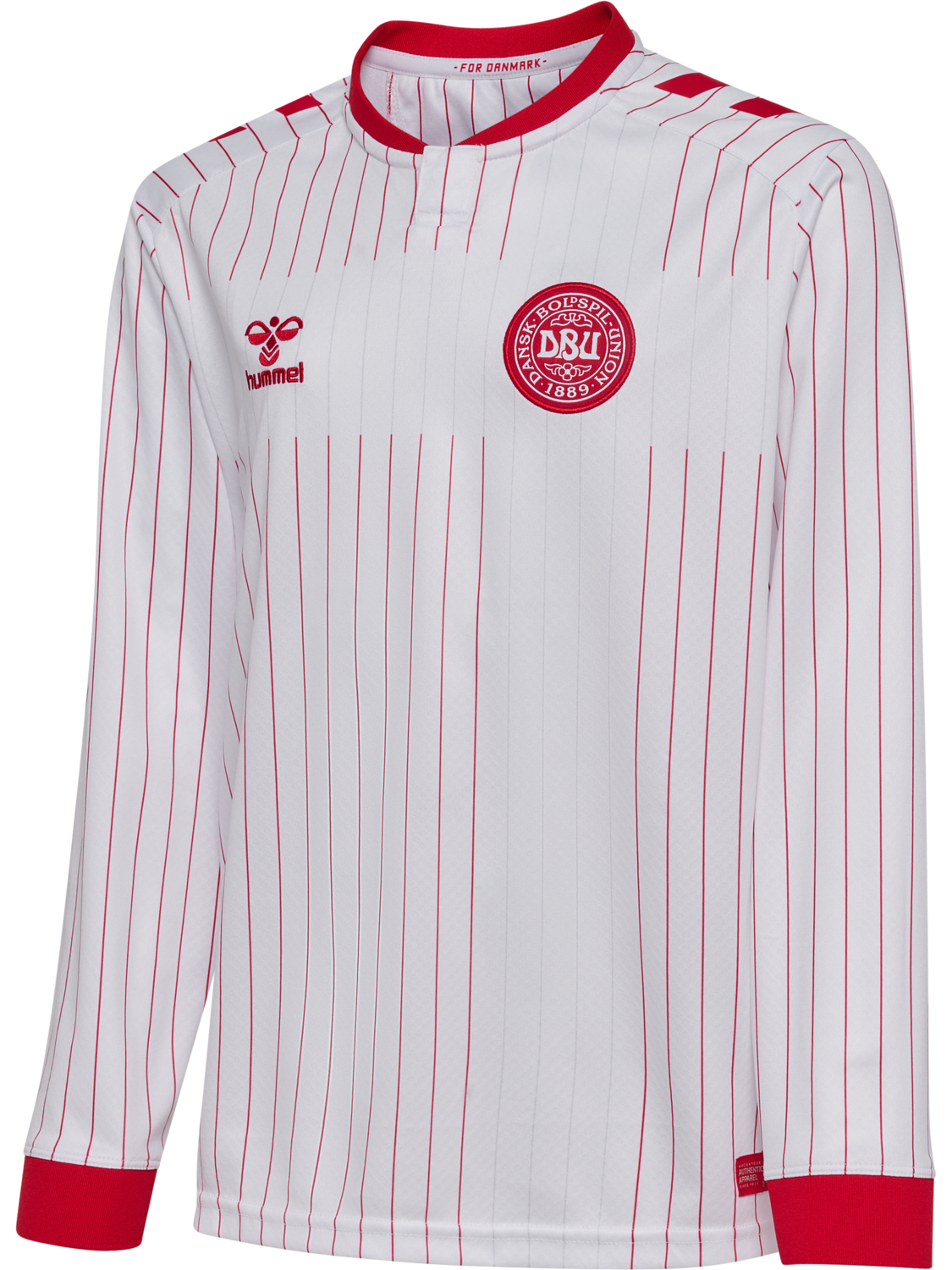 DBU 26 AWAY JERSEY L/S KIDS, WHITE, packshot