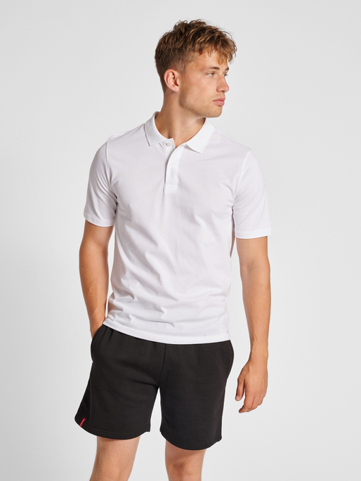 hmlRED CLASSIC POLO, WHITE, model