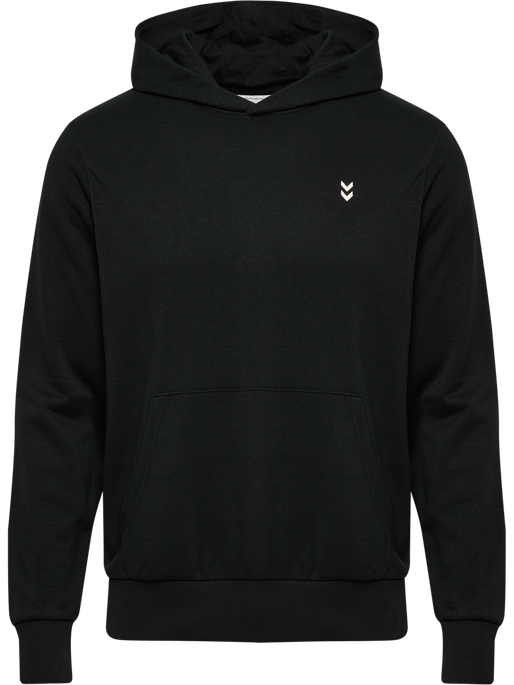 hmlPULSE SWEAT HOODIE, BLACK, packshot