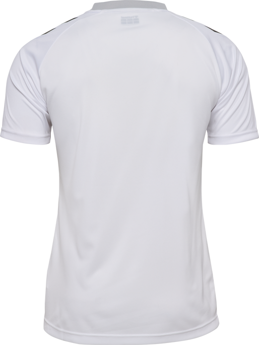 hmlMATCH TRIUMPH JERSEY S/S, WHITE/STEEL GRAY, packshot