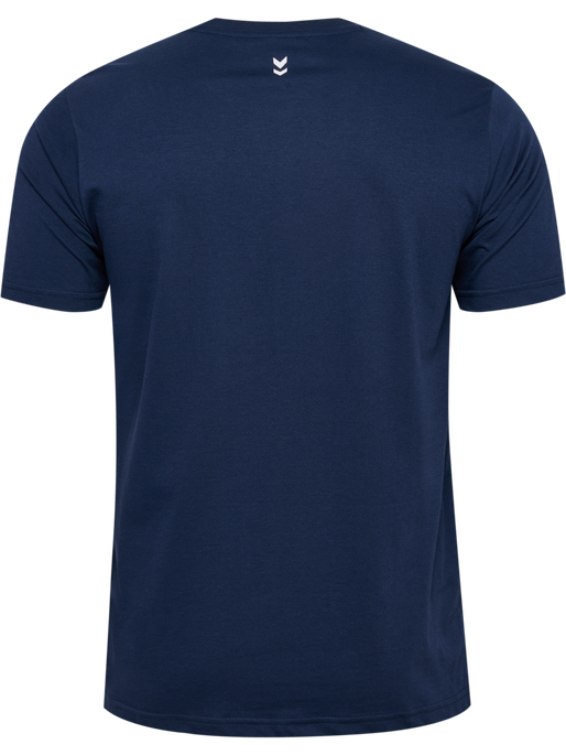 hmlPULSE GRAPHIC T-SHIRT S/S, DRESS BLUES, packshot