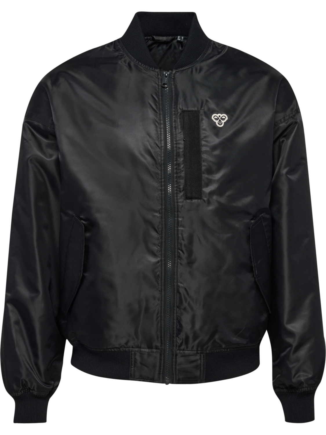 hmlBASEBALL JACKET BEE, BLACK, packshot