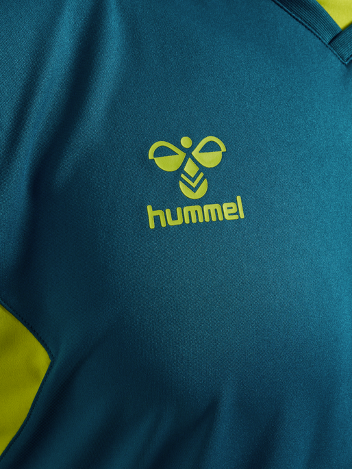 hmlAUTHENTIC PL JERSEY S/S, BLUE CORAL/SULPHUR SPRING, packshot