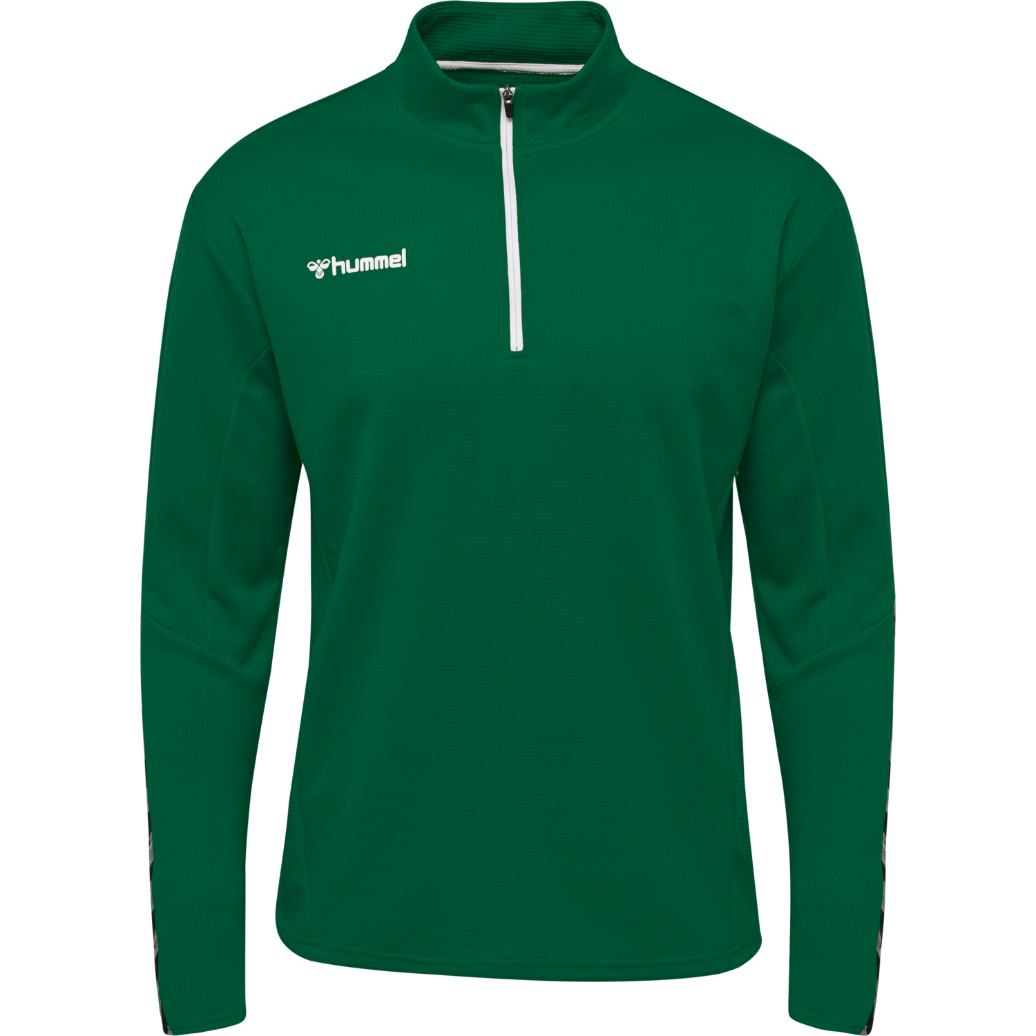 hmlAUTHENTIC HALF ZIP SWEATSHIRT, EVERGREEN, packshot