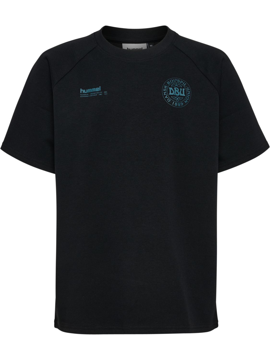 DBU 26 TRAVEL TECH T-SHIRT S/S KIDS, BLACK, packshot