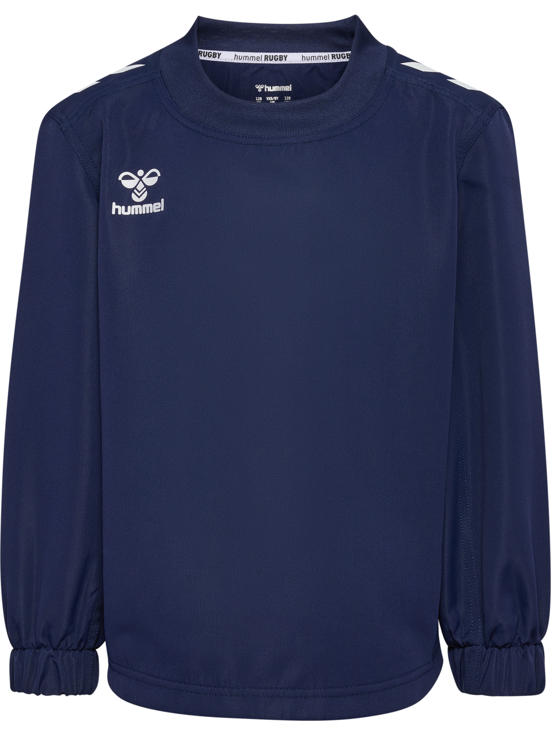 hmlRUGBY CONTACT TOP L/S KIDS, MARINE, packshot