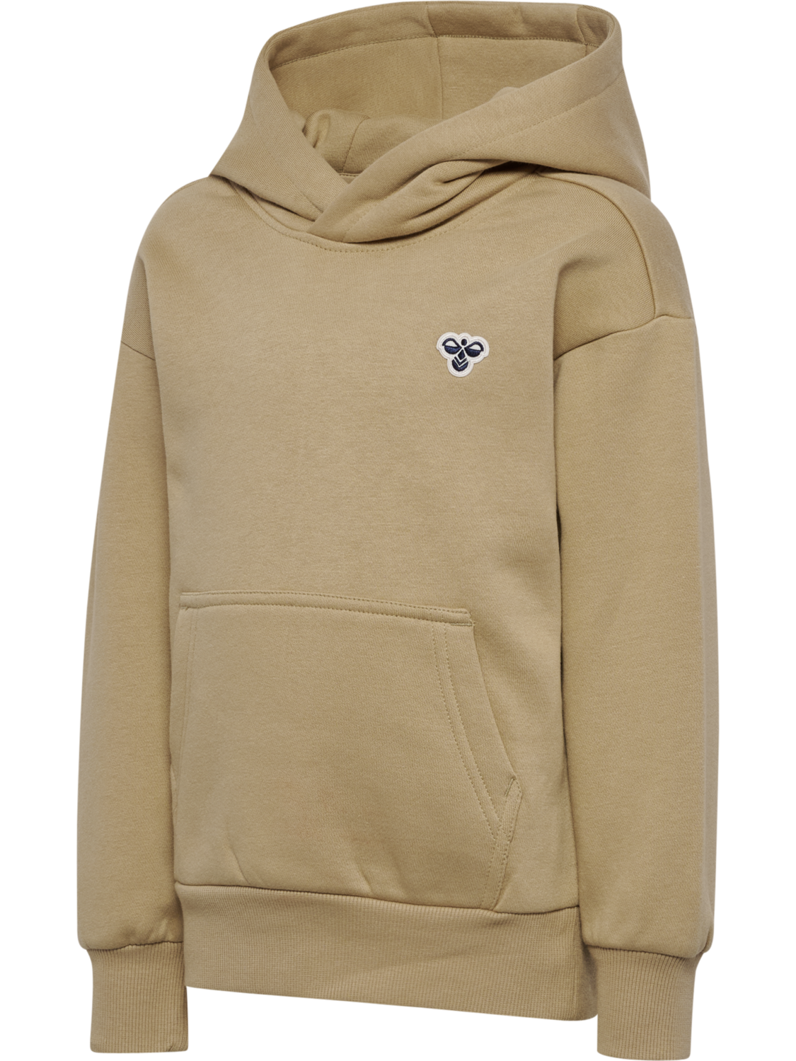 hmlJR LOOSE HOODIE BEE, CORNSTALK, packshot