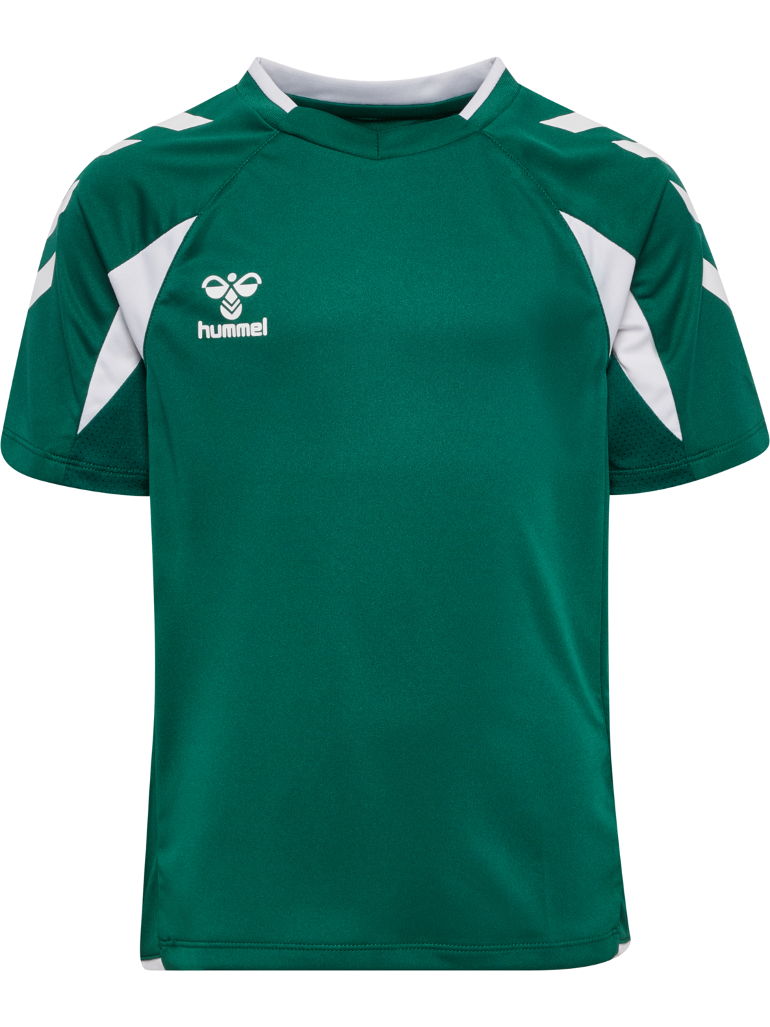 hmlCORE 2.0 JERSEY S/S KIDS, EVERGREEN/WHITE, packshot