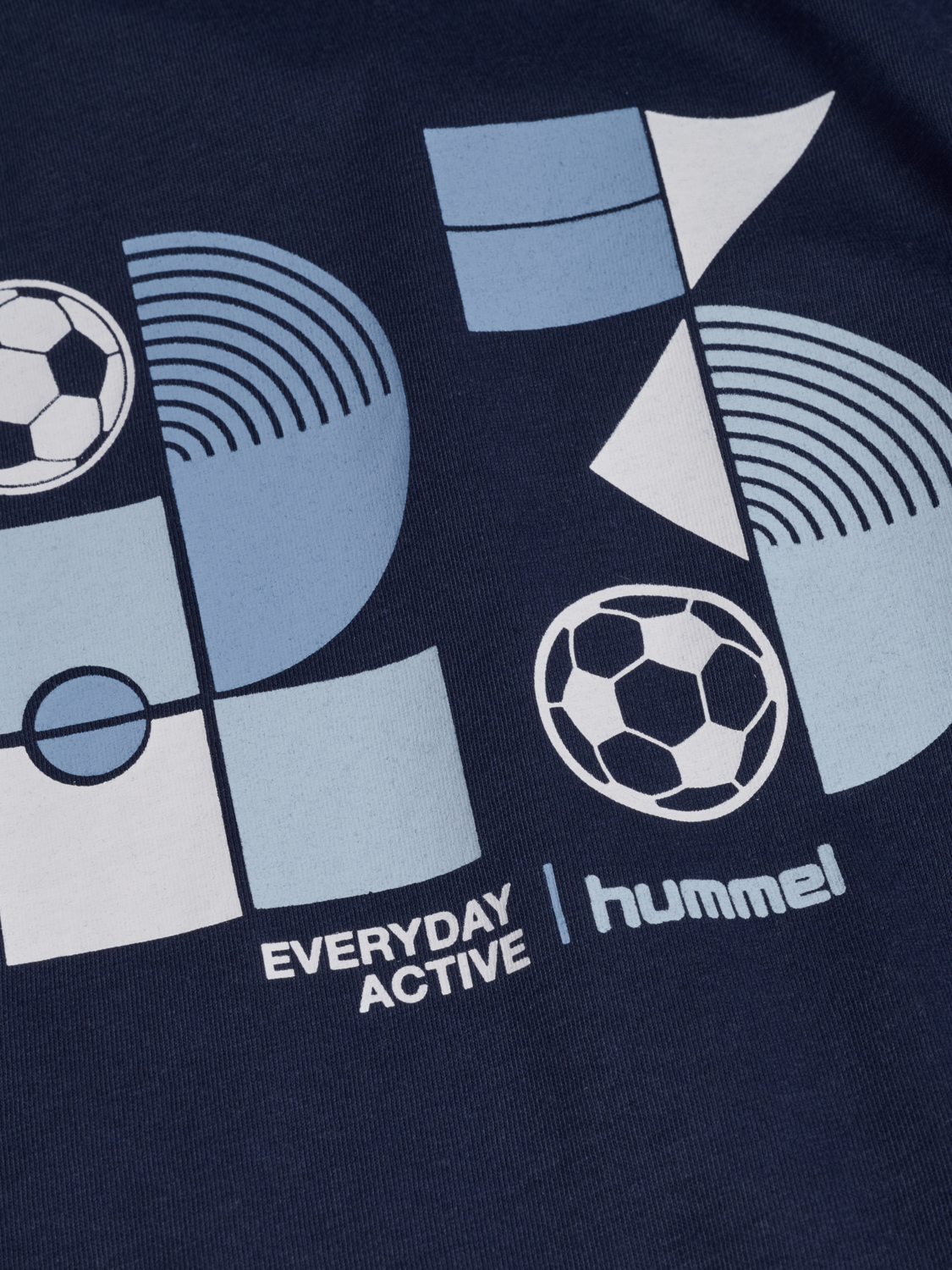 hmlJR GRAPHIC T-SHIRT S/S, DRESS BLUES, packshot